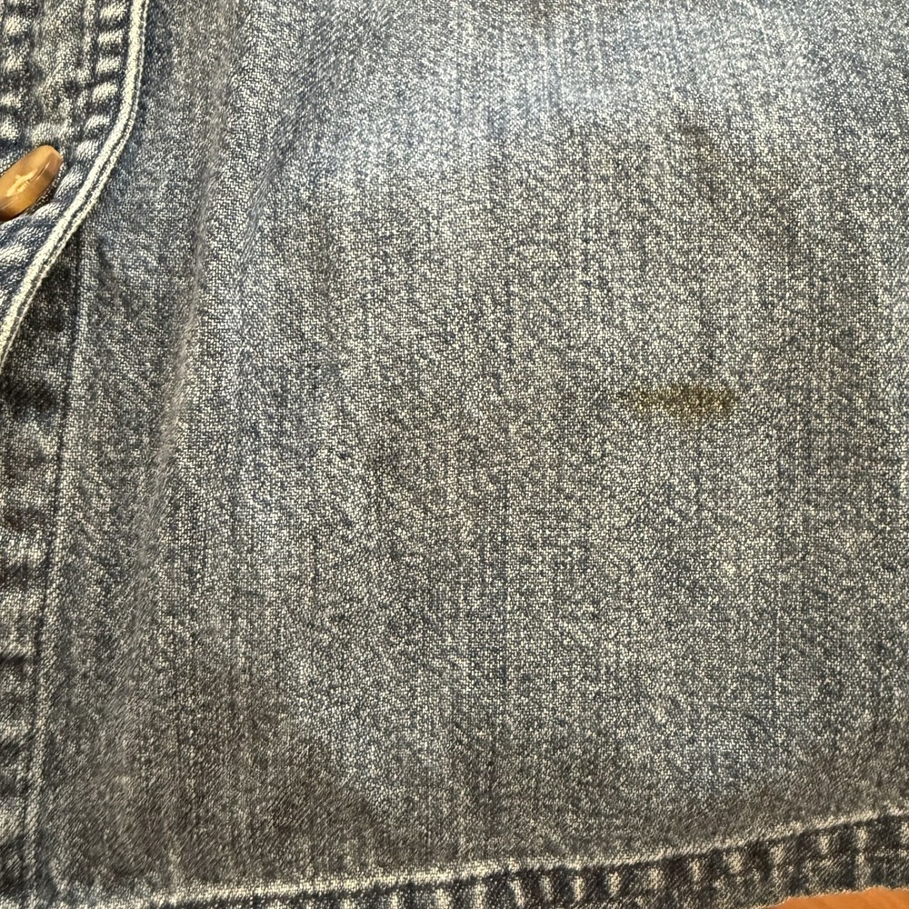 Vintage L.L. Bean Denim Blue Mini Dress - Picture 6 of 6